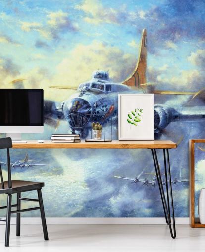 Fliegende Festung Wandbild von Kevin Walsh