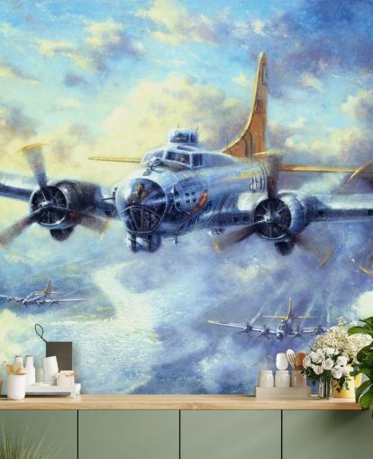 Flying Fortress Mural by Kevin Walsh