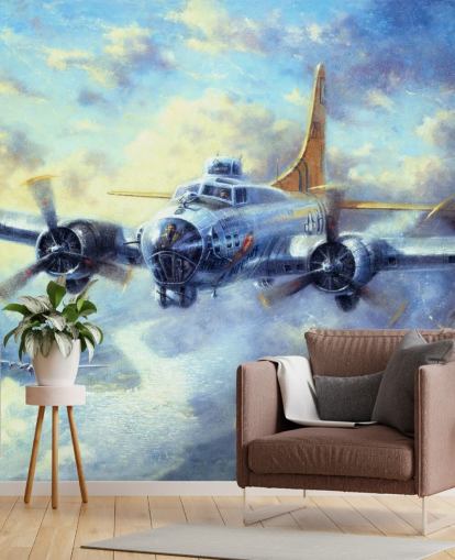 Flying Fortress Mural by Kevin Walsh