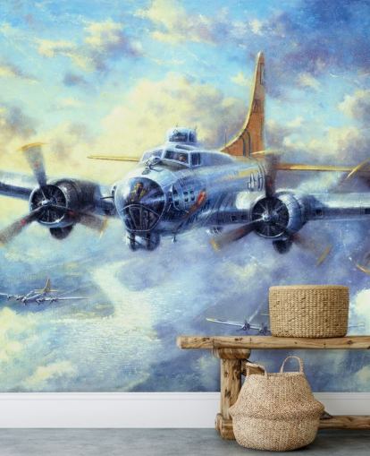 Mural Fortaleza voladora de Kevin Walsh