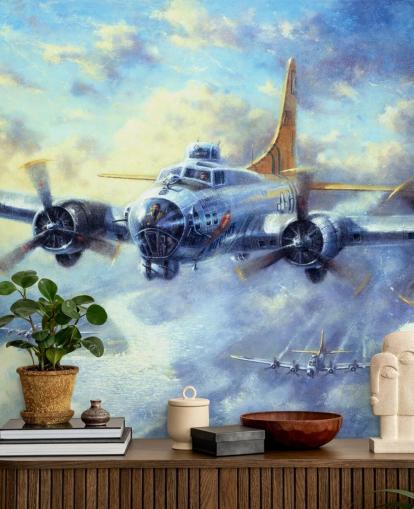 Flying Fortress Mural by Kevin Walsh Flying Fortress Mural by Kevin Walsh