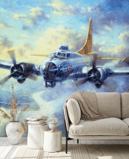 Flying Fortress Mural by Kevin Walsh Flying Fortress Mural by Kevin Walsh