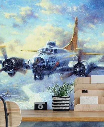 Flying Fortress Mural by Kevin Walsh