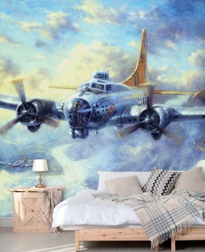Flying Fortress Mural by Kevin Walsh