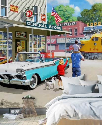 Murale American Classics di Kevin Walsh