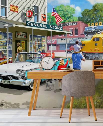 Peinture murale American Classics par Kevin Walsh