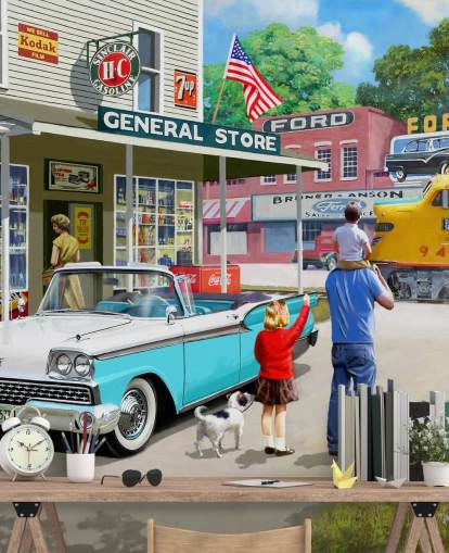 Kevin Walshin American Classics -seinämaalaus