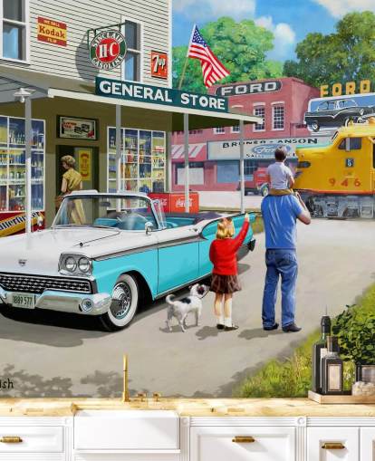 American Classics Mural by Kevin Walsh