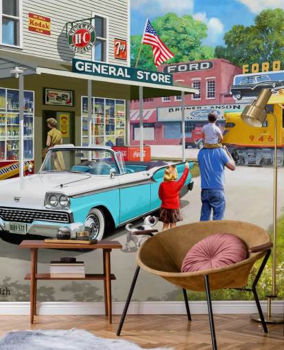 American Classics Mural by Kevin Walsh American Classics Mural by Kevin Walsh