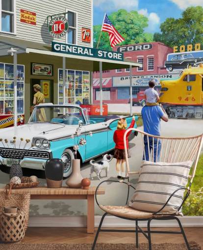 Peinture murale American Classics par Kevin Walsh