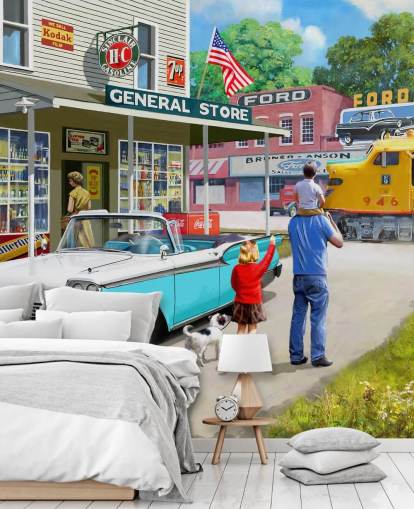 American Classics Mural af Kevin Walsh