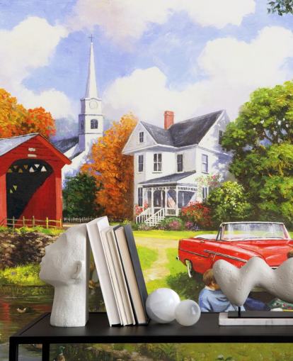 Lazy Days Wallpaper Mural by Kevin Walsh