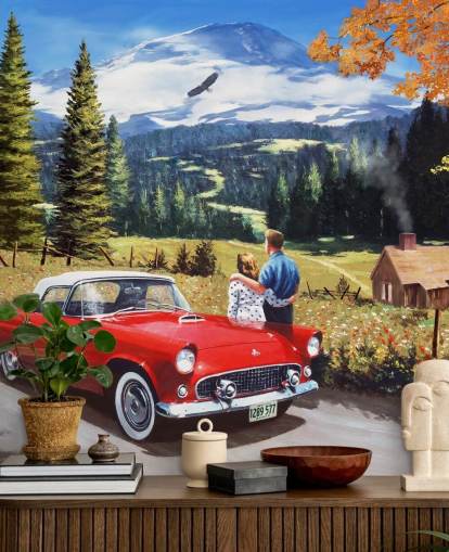 A Stop to Look Back Mural by Kevin Walsh