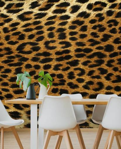 Papel pintado Estampado leopardo