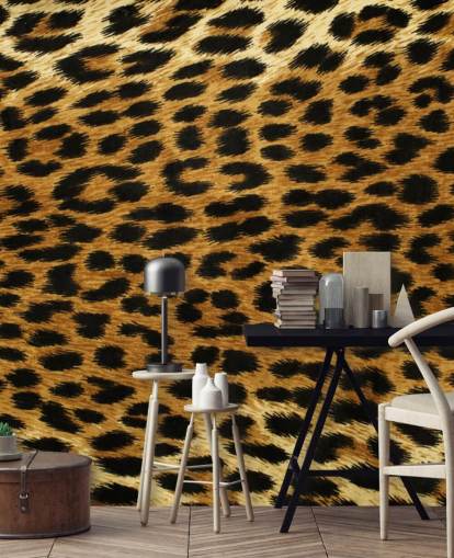 Leopard Print Wallpaper Mural Leopard Print Wallpaper Mural