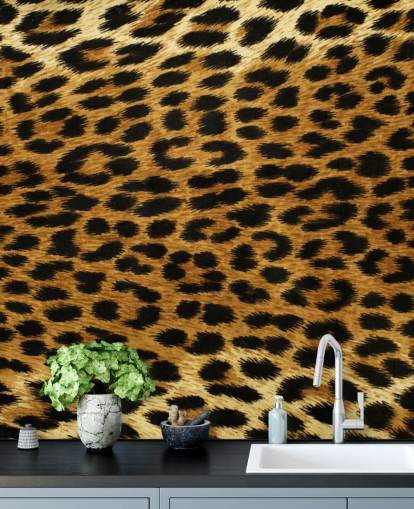 Leopard Print Wallpaper Mural
