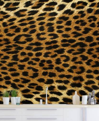 Leopard Print Wallpaper Mural