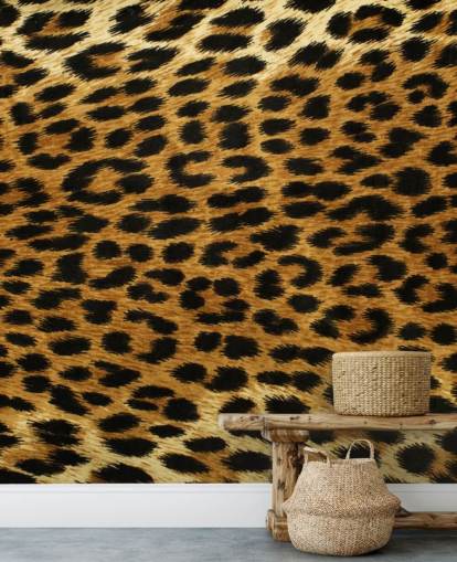 Tapeten-Wandbild „Leoparden