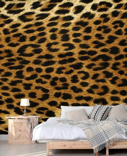 Leopard Print Wallpaper Mural Leopard Print Wallpaper Mural