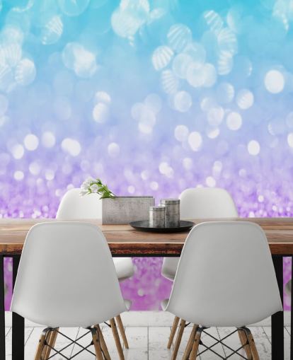 Abstract Blue and Purple Glitter Mural Abstract Blue and Purple Glitter Mural