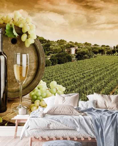 Wine and Vineyard Wine Wallpaper