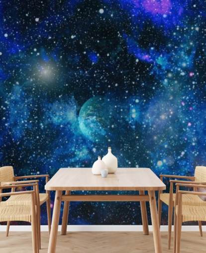 planets and stars wallpaper