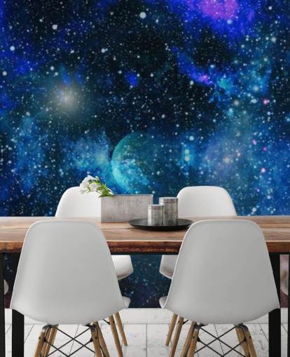 papel de parede planetas e estrelas