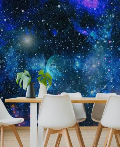 planets and stars wallpaper