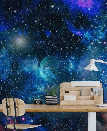 papel de parede planetas e estrelas