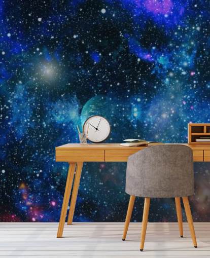 planets and stars wallpaper