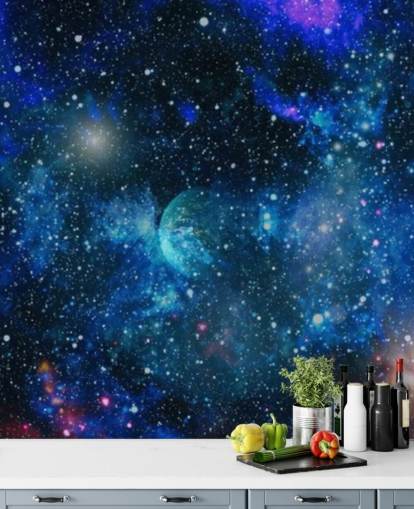 planets and stars wallpaper