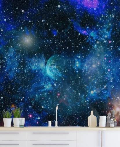 planets and stars wallpaper