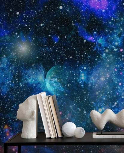 papel de parede planetas e estrelas