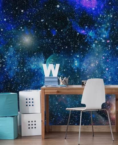 planets and stars wallpaper