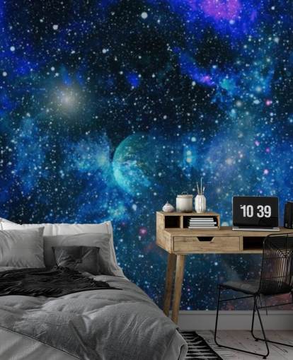 Planeten und Sterne Wallpaper