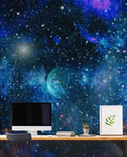 papel de parede planetas e estrelas