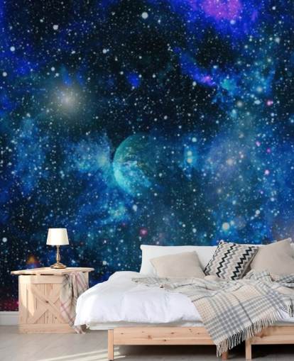 planets and stars behang planets and stars behang