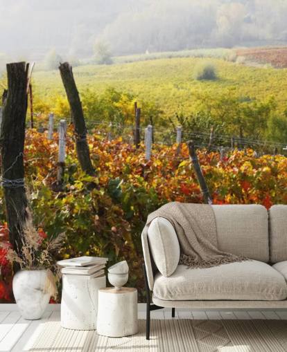 Beautiful Vineyard and Countryside Wall Mural