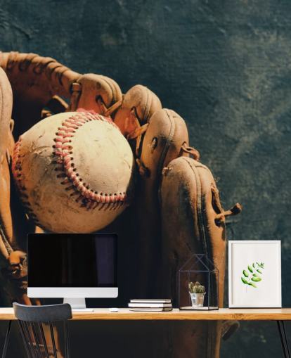 Ball und Handschuh Fototapete Ball und Handschuh Fototapete