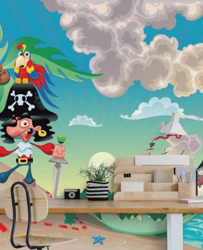 Fondo de pantalla de piratas y cocodrilos Fondo de pantalla de piratas y cocodrilos