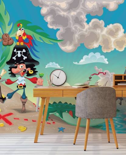 Fondo de pantalla de piratas y cocodrilos Fondo de pantalla de piratas y cocodrilos