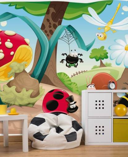 Cartoon Insect Wallpaper