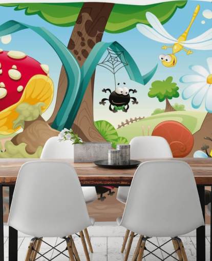 Cartoon Insect Wallpaper