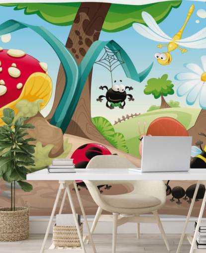 Cartoon Insect Wallpaper Cartoon Insect Wallpaper