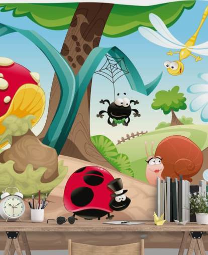 Cartoon Insect Wallpaper Cartoon Insect Wallpaper