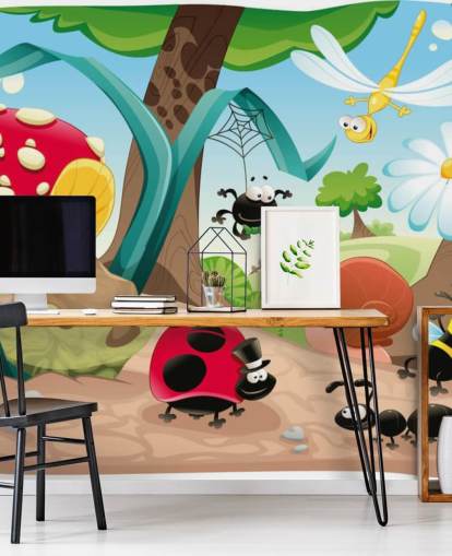 Cartoon Insect Wallpaper