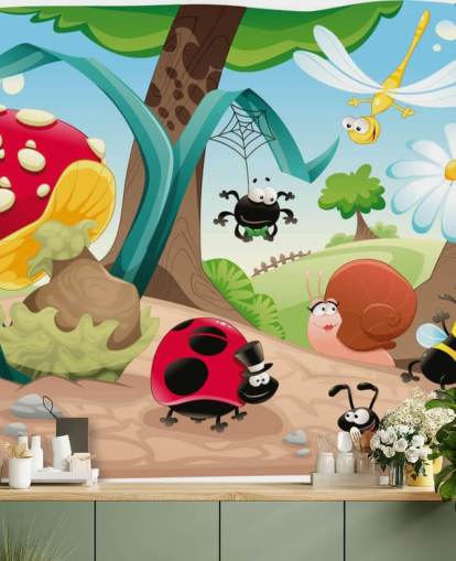 Cartoon Insect Wallpaper Cartoon Insect Wallpaper