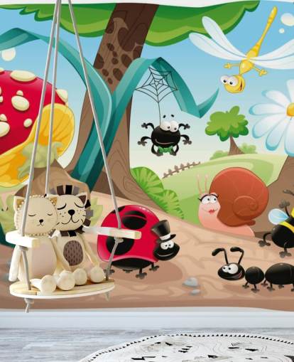 Cartoon Insect Wallpaper