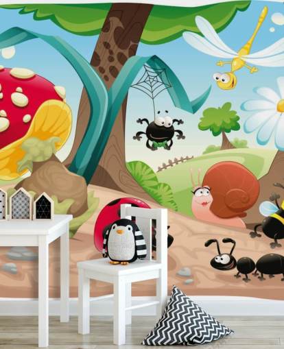 Cartoon Insect Wallpaper