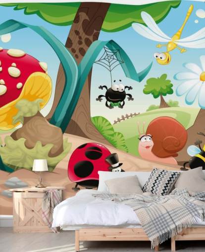 Cartoon Insect Wallpaper